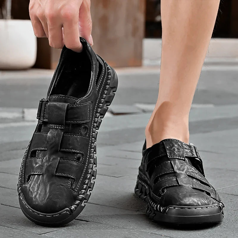 Wayport Leather Sandals