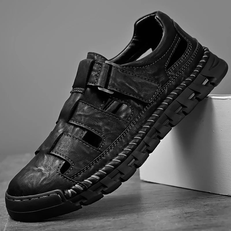 Wayport Leather Sandals